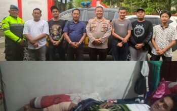 Kecelakaan Lalulintas di Karangpandan: Pengendara Gojek Terluka Parah