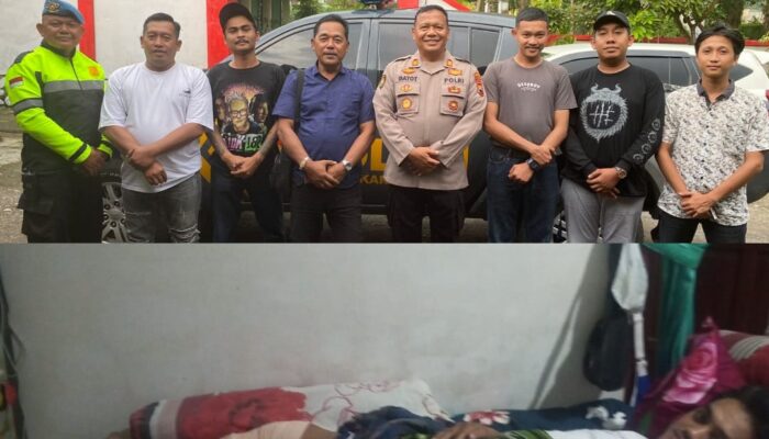 Kecelakaan Lalulintas di Karangpandan: Pengendara Gojek Terluka Parah