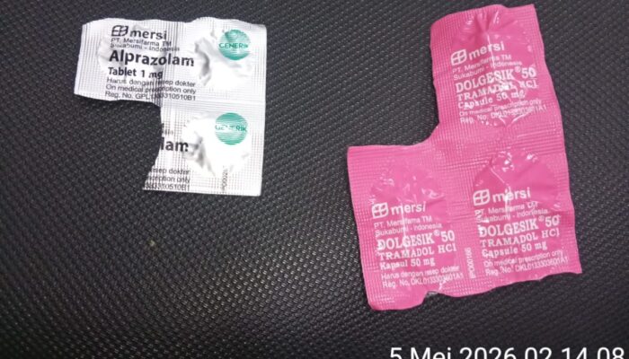 Tiga Pria di Boyolali Diamankan: Bawa Obat Psikotropika Tanpa Resep 