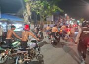 Patroli Pleton Siaga Polres Pasuruan Kota Amankan 14 Motor Diduga Balap Liar