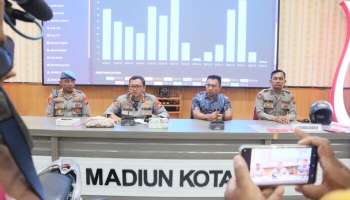 Polres Madiun Kota Ungkap Dua Kasus Curanmor Amankan 2 Tersangka