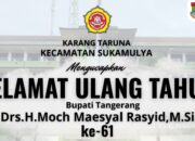 Ketua Karang Taruna Ucapkan Selamat Ulang Tahun ke-61 kepada Bupati Tangerang