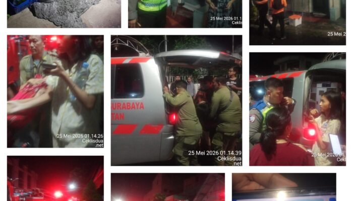 Mesin Cuci Konslet, Rumah di Rangka Besar Surabaya Nyaris Dilalap Api