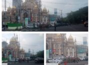 Ratusan Jamaah Padati Masjid Masjid Al Ishlah Saat Sholat Idul Adha, Petugas Gabungan Siaga Atur Lalu Lintas Kedung Cowek