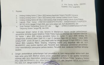 Penanganan Laporan Dugaan ITE di Polres Tangsel Disorot, Pelapor Pertanyakan Progres Perkara