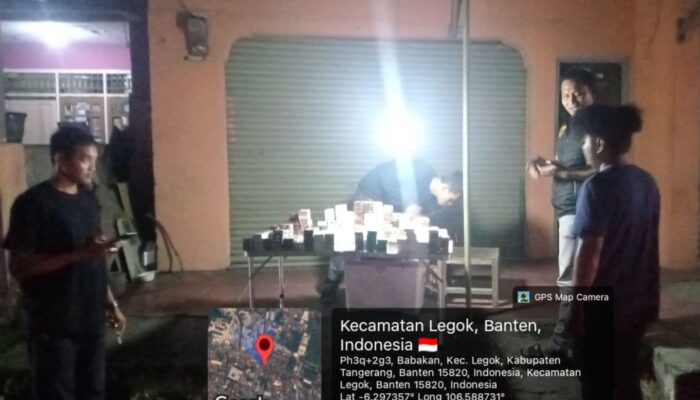 Seorang Penjual Rokok Ilegal Tanpa Pita Cukai Diamankan Polsek Legok