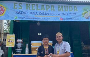 KARANG TARUNA DESA KALIASIN LUNCURKAN PROGRAM JUMAT BERKAH, ES KELAPA MUDA GRATIS UNTUK ANAK YATIM PIATU