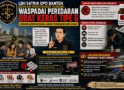 LBH SATRIA DPD Banten Soroti Maraknya Peredaran Obat Keras Golongan G di Tangsel