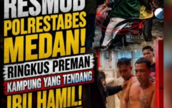 Biadab! Preman Kakak Beradik Tendang Perut Wanita Hamil dan Todong Senjata di Terowongan Tembung