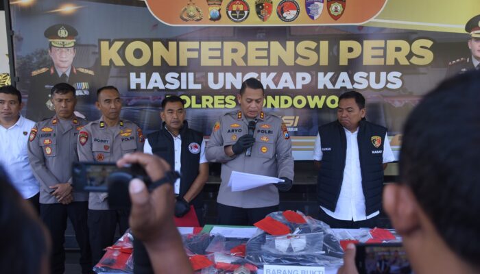 Tindakan Tegas Terukur, Polres Bondowoso Amankan Tersangka Perampokan Berclurit