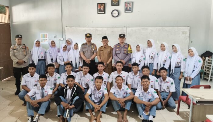 Polsek Rimba Melintang Gelar Sosialisasi Bahaya Narkoba bagi Pelajar SMK Negeri 1 Rimba Melintang