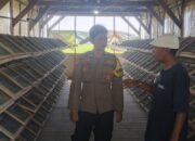 Bhabinkamtibmas Masangan Monitoring Peternakan Puyuh Produktif Milik Bumdes