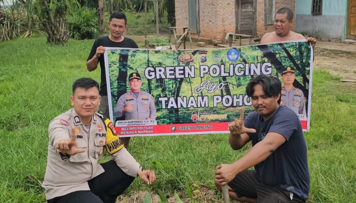 Dari Menjaga Kamtibmas ke Menjaga Bumi, Green Policing Polri Wujud Nyata di Rimba Melintang