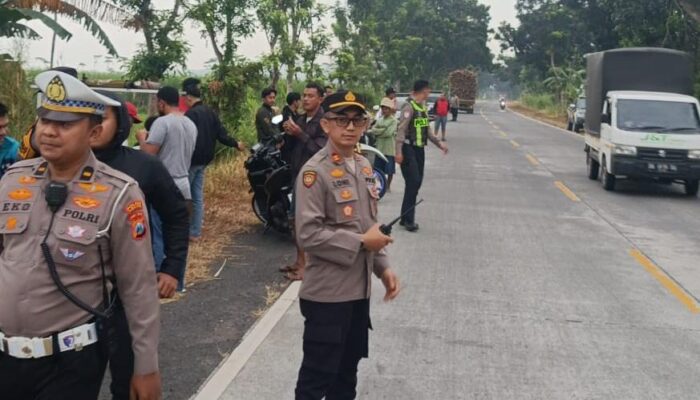Polres Lumajang Bubarkan Balap Liar di JLS Pasirian, 10 Motor Diamankan