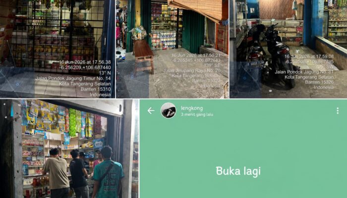 Usai Penindakan, Dugaan Toko Obat Keras Kembali Beroperasi di Tangsel