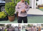 Hoofdbureau Bersinar Polsek Bubutan Polrestabes Surabaya Laksanakan Apel Pengamanan Aksi Unjuk Rasa DPP AMI
