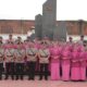 POLRES ROKAN HILIR GELAR UPACARA ZIARAH DAN TABUR BUNGA DI TAMAN MAKAM PAHLAWAN DALAM RANGKA HUT BHAYANGKARA KE-80