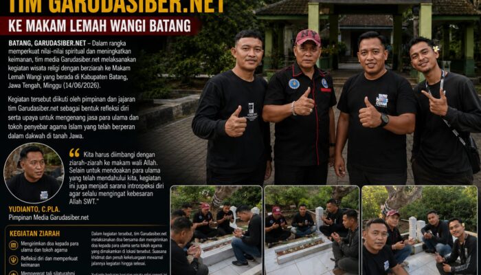Wisata Religi Bersama Tim Garudasiber.net Ke Makam Lemah Wangi Batang