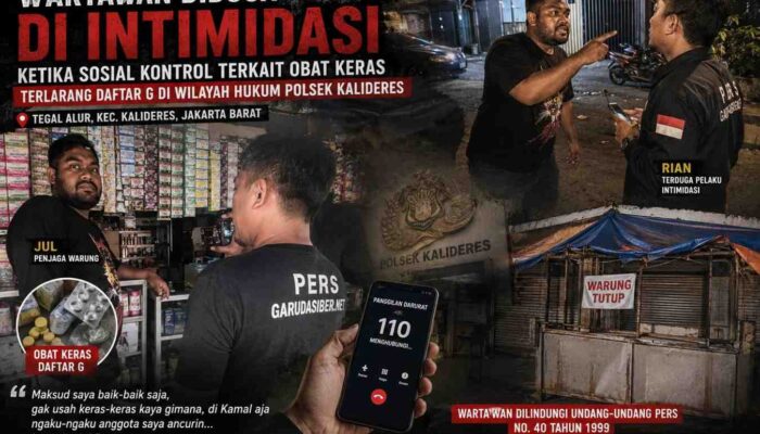 Wartawan Diduga Di Intimidasi Ketika Sosial Kontrol Terkait Obat Keras Terlarang Daftar G Di Wilayah Hukum Polsek Kalideres