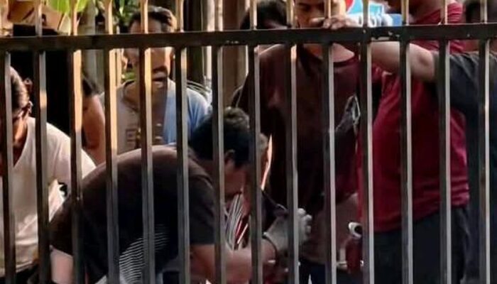 Diduga Curi Kabel Tower Telekomunikasi, Empat Pria Diamankan Warga di Candi Sidoarjo