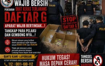 Tangerang Selatan Gaungkan Perang terhadap Peredaran Obat Keras Daftar G, Masyarakat Diajak Aktif Melapor