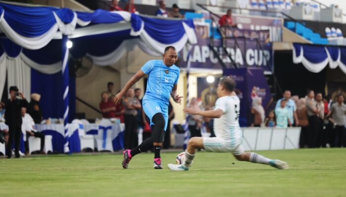 Final Kapolda Cup 4 Berlangsung Meriah, Tim Gabsat Polda Jatim Angkat Trofi Juara