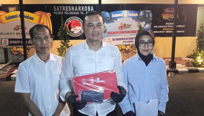Polres Pelabuhan Tanjungperak Amankan Kurir Sabu Baru Dua Pekan Beraksi di Kenjeran