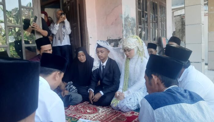 Pernikahan Haerul Amardi dan Irma Meylani Berlangsung Khidmat di Kampung Buraluk