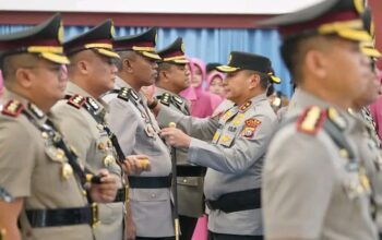 Kapolda Riau Pimpin Sertijab Pejabat Utama dan Kapolres Jajaran, AKBP Aldi Alfa Faroqi Resmi Jabat Kapolres Rokan Hilir
