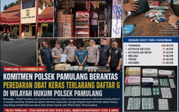 Komitmen Polsek Pamulang Berantas Peredaran Obat Keras Terlarang Daftar G di Wilayah Hukumnya
