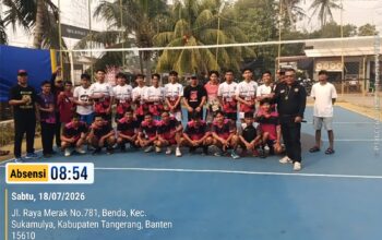 BTC Cup II Resmi Bergulir, 16 Tim Ramaikan Turnamen Bola Voli di Desa Benda