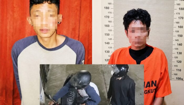 Dua Spesialis Curanmor Ditangkap Polsek Rungkut