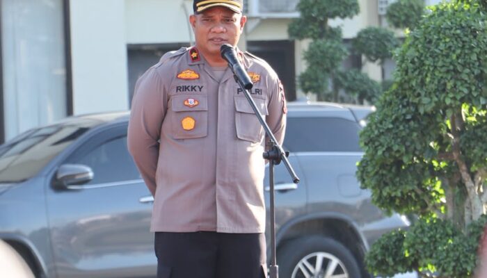 WAKAPOLRES ROKAN HILIR PIMPIN GAKTIBPLIN BERSAMA SIPROPAM, TEGAKKAN DISIPLIN DAN PROFESIONALISME PERSONEL