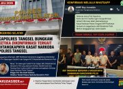 Kapolres Tangsel Belum Berikan Tanggapan Saat Dikonfirmasi Terkait Informasi Penangkapan Kasat Narkoba Polres Tangsel