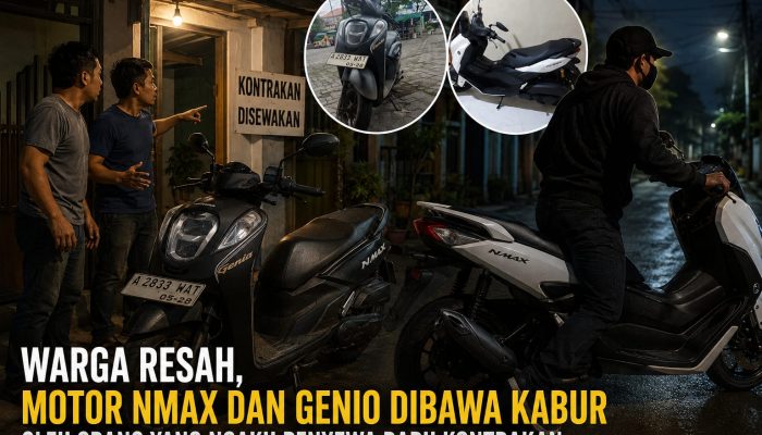 Warga Ciakar Resah, Motor NMAX dan Genio Dibawa Kabur Orang yang Ngaku Penyewa Baru di Sebuah Kontrakan 
