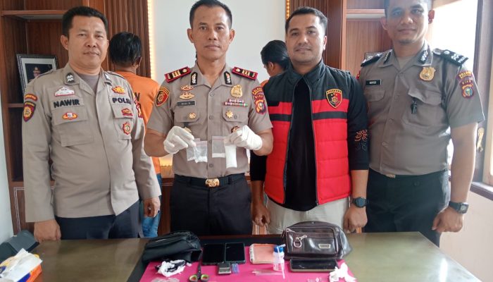Wow! Polsek Pujud Ungkap Peredaran Sabu 40 Gram, Tiga Orang Ditangkap