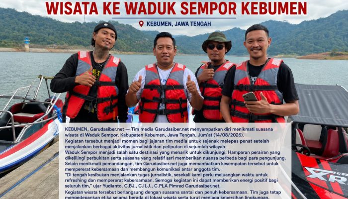 Tim Media Garudasiber.net Wisata ke Waduk Sempor Kebumen