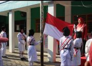 Bendera Merah Putih Berkibar di SMP Taman Belajar, Teguhkan Semangat HUT RI KE-81