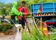Dugaan Pungli di Jalan Lintas Sumatra Proyek Jembatan Desa Perbaungan, Pengendara Diminta Uang