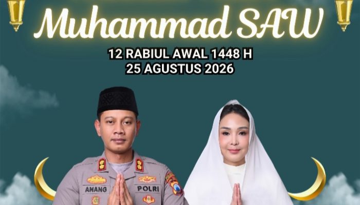 Kapolres Sampang Beserta Staff dan Bhayangkari Ucapkan Selamat Memperingati Maulid Nabi Muhammad SAW 1448 H