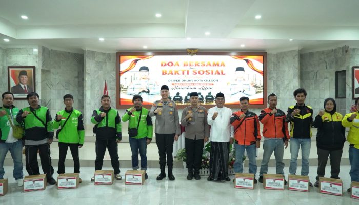 Polres Cilegon, driver online Cilegon, Kamtibmas Cilegon, komunitas driver online, bakti sosial, doa bersama, Polres Cilegon 2026