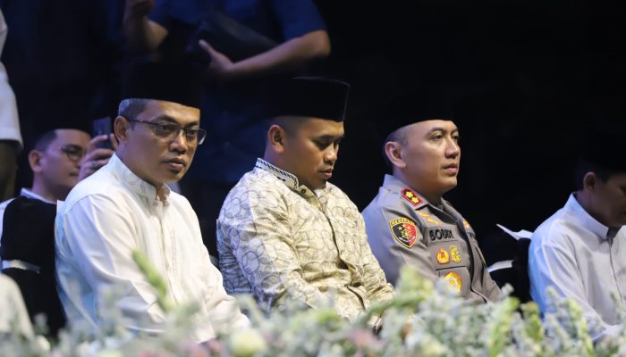 Kapolres Cilegon Hadiri Cilegon Bersholawat, Perkuat Semangat Persatuan dan Kebersamaan