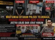 Wartawan Ditahan Polsek Teluknaga, Dugaan Pengedar Obat Keras Justru Lolos dari Jerat Hukum. Kapolsek Teluknaga Siap di Propamkan