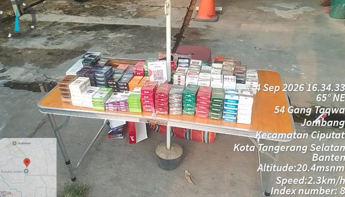 Dijual Terang-Terangan Tanpa Pita Cukai, Rokok Ilegal di Tangerang Selatan Seakan “Kebal Hukum”