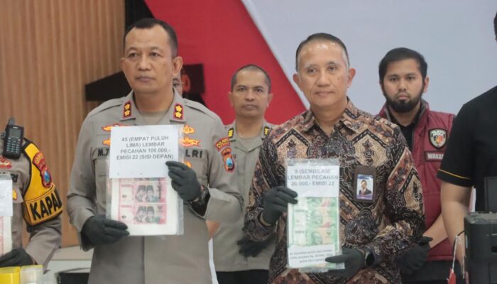 Polresta Sidoarjo Ungkap Jaringan Upal Lintas Provinsi Amankan 3 Tersangka