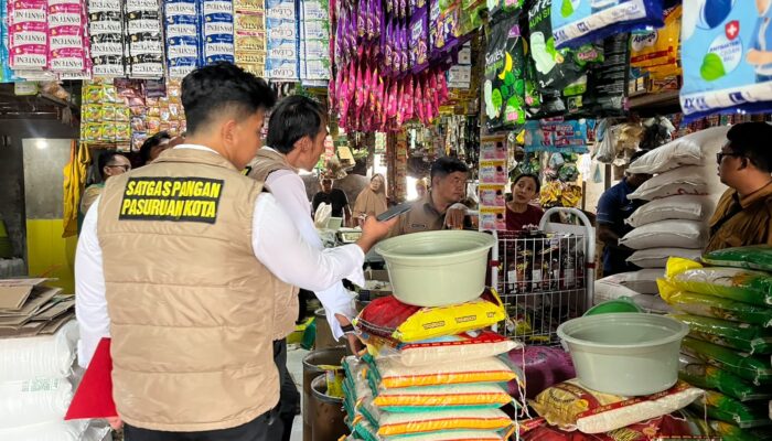 Satgas Pangan Polres Pasuruan Kota Pastikan Pasokan Beras Aman dan Sesuai HET