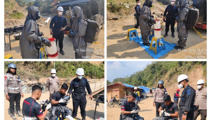 Deteksi Dini Air Keruh di Lebak, Polda Banten Ambil 7 Sampel untuk Pemeriksaan Lanjutan