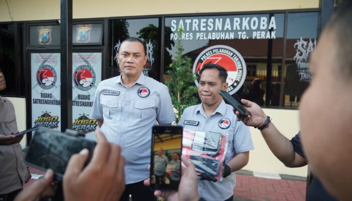Polres Tanjung Perak Amankan Tersangka Pengedar Sabu asal Madura, 65,51 Gram Narkoba Disita