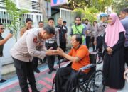 Sentuh Hati! Aksi Cepat Polres Gresik Selamatkan Ekonomi Keluarga Driver Ojol Korban Kecelakaan