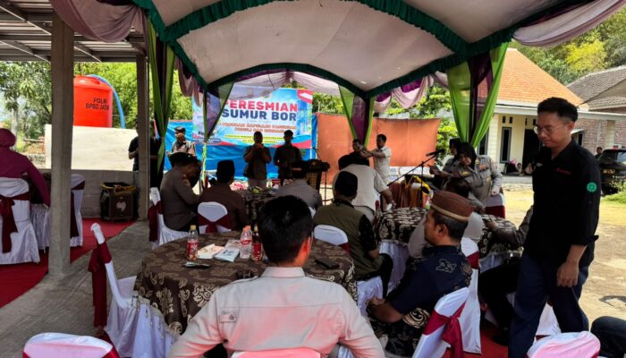 Peduli Kebutuhan Air Bersih, Polres Pasuruan Bangun Sumur Bor di Randugong